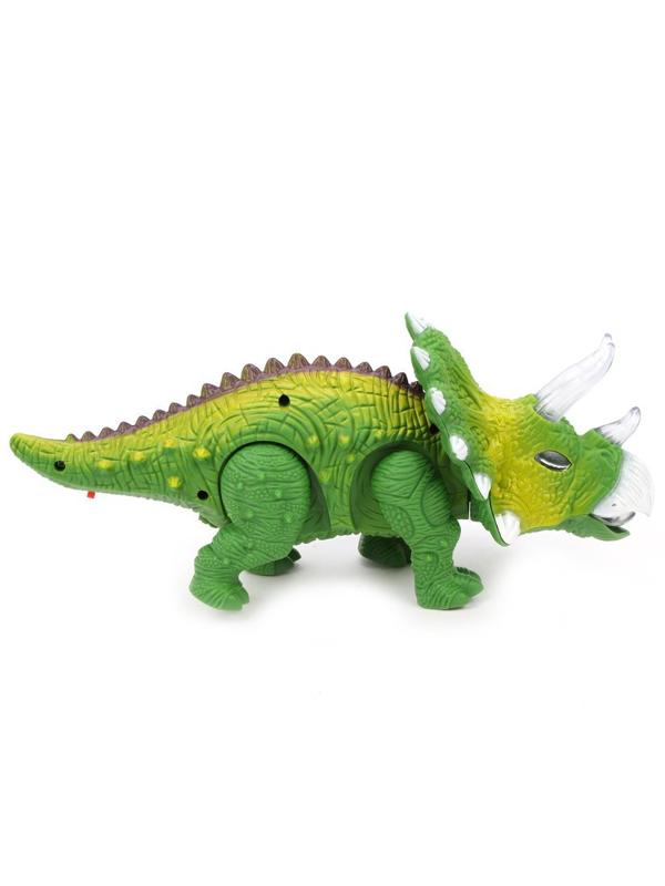 Динозавр эл., свет, звук, эл.пит.ААА*3шт.не вх.в компплект, в ассорт., коробка