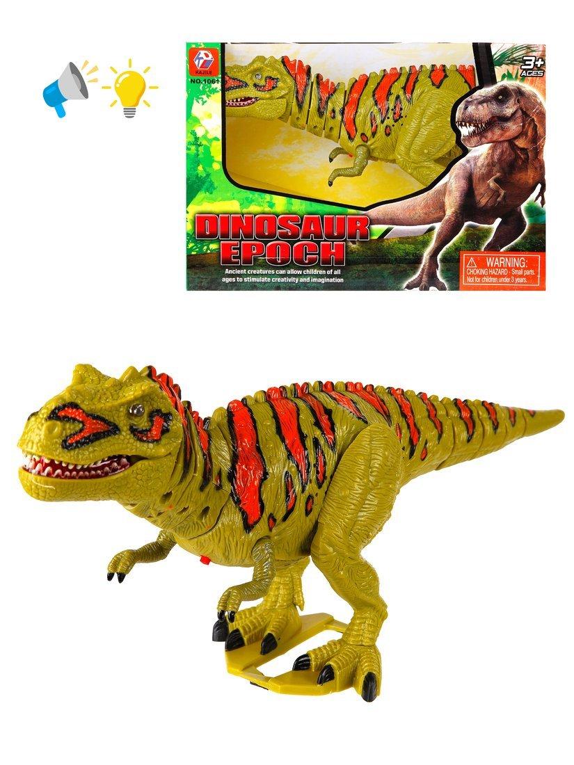Динозавр эл., свет, звук, эл.пит.АА*2шт.не вх.в комплект, в ассорт., коробка
