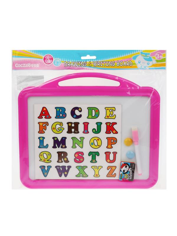 Магн.доска Английский алфавит, в ассорт., пакет