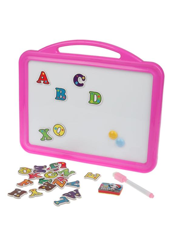 Магн.доска Английский алфавит, в ассорт., пакет