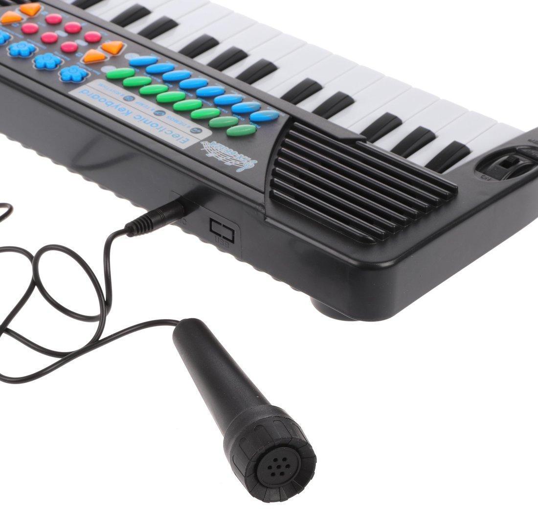 Синтезатор дет. 32 клавиши, микрофон, батар.AA*4шт. в компл.не вх., кор.