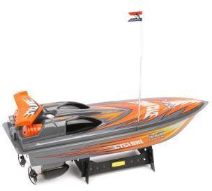 Катер р/у, 4 канала, в комплекте: аккум., ЗУ, тестовый эл.пит. 9V*1шт.