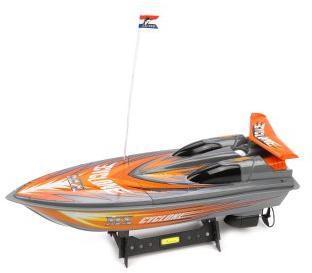 Катер р/у, 4 канала, в комплекте: аккум., ЗУ, тестовый эл.пит. 9V*1шт.