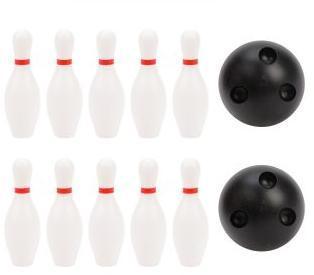 Набор для игры в боулинг 13 см, 2 мяча, 10 кеглей