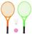 Набор ракетки детские 52.5 см, волан, мяч