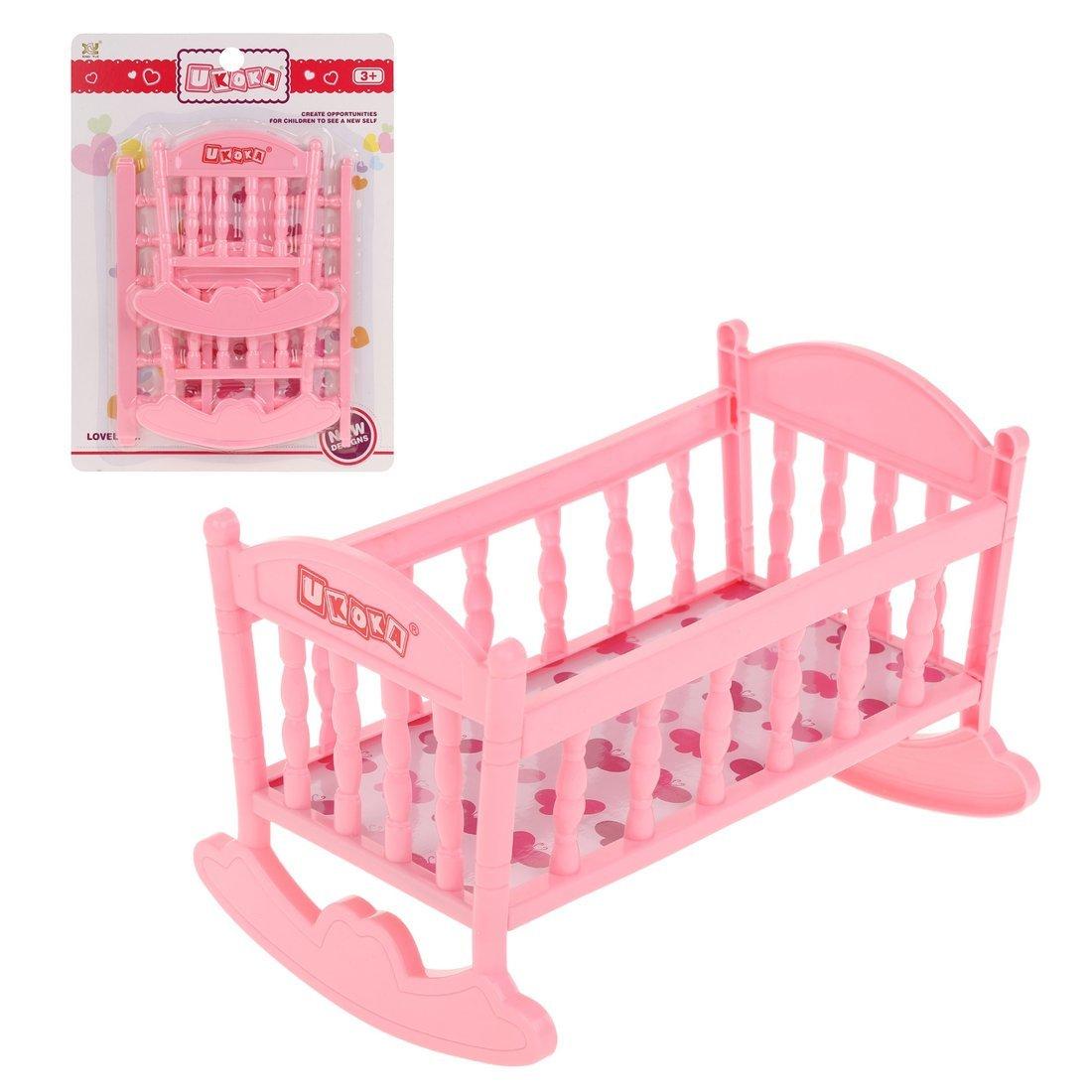 Кроватка для куклы (до 18см), блистер