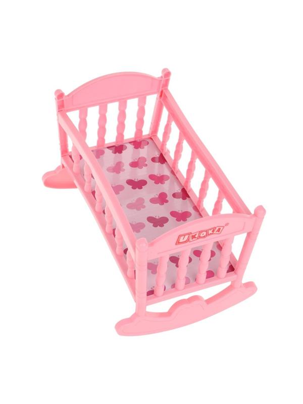 Кроватка для куклы (до 18см), блистер