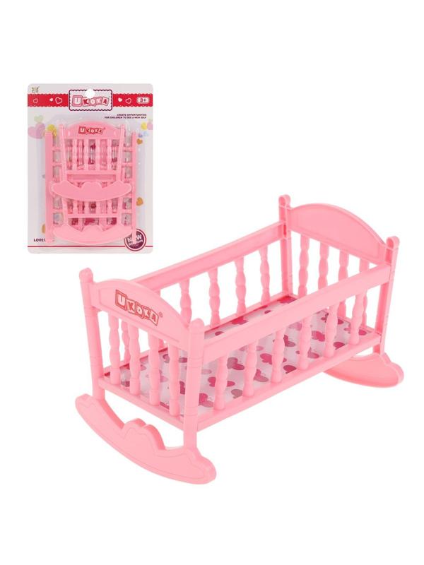 Кроватка для куклы (до 18см), блистер