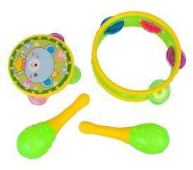 Набор музык.инструментов, 4 предм., в ассорт., пакет