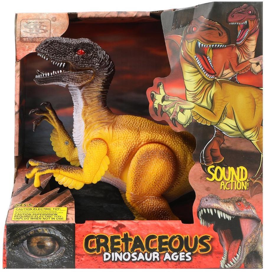 Динозавр эл., свет, звук, эл.пит.ААА*2шт.не вх.в комплект