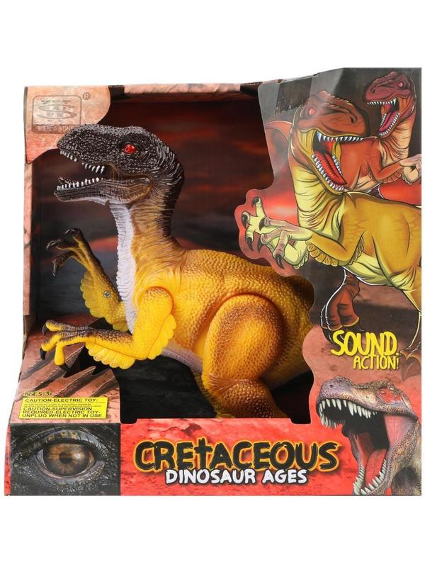 Динозавр эл., свет, звук, эл.пит.ААА*2шт.не вх.в комплект