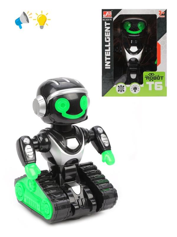 Робот эл., свет, звук, эл.пит.АА*3шт.не вх.в комплект