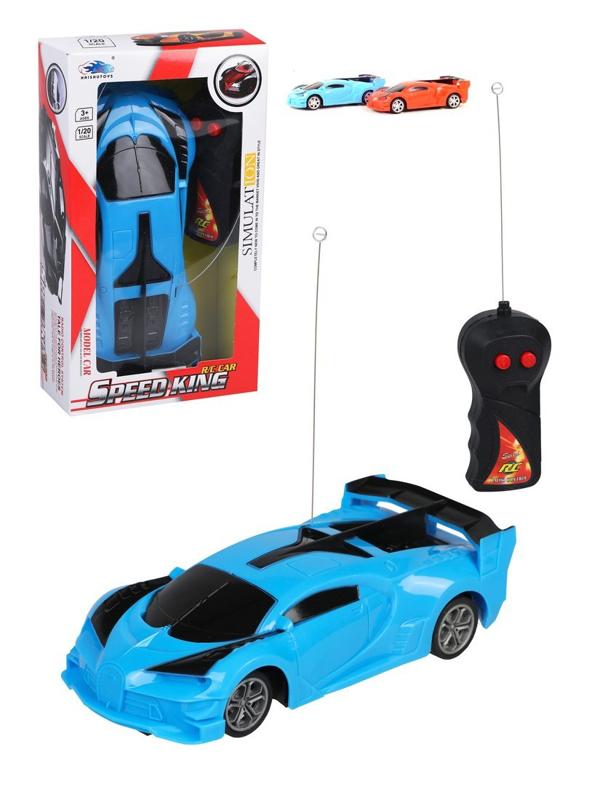 Машина р/у, 2 канала, эл.пит.АА*5шт.не вх.в комплект, коробка, в ассортименте