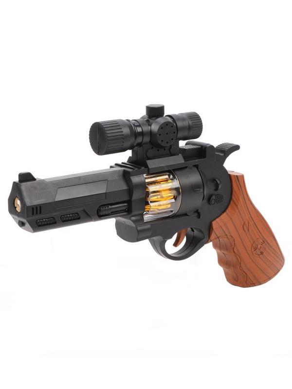 Пистолет эл., свет, звук, вибрация, эл.пит. АА*3шт.не вх.в комплект