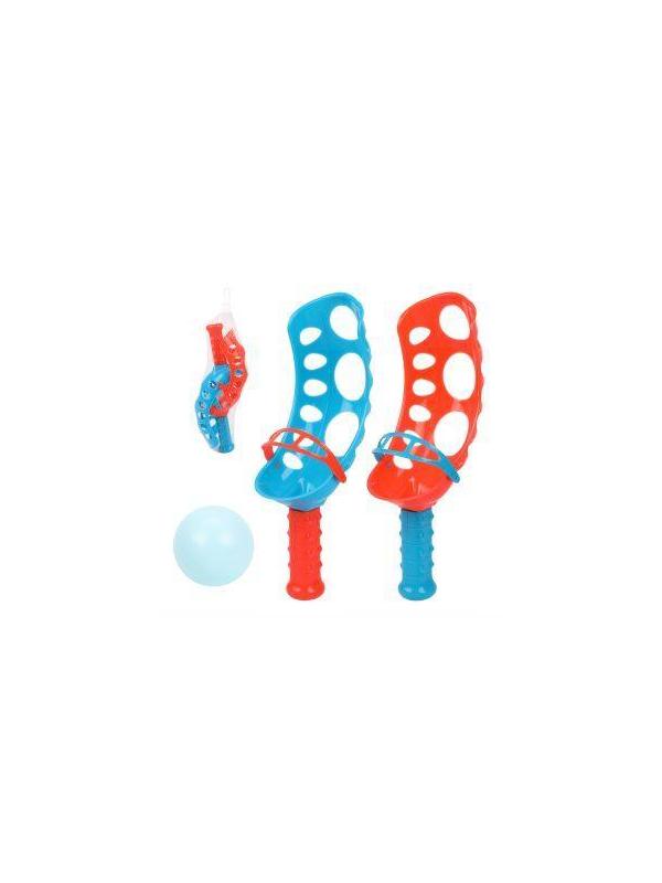 Набор: поймай мячик, 2 ловушки 28 см, мяч
