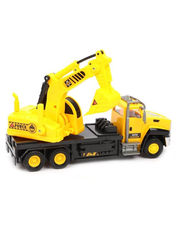 Машина р/у с ковшом, 4 канала, свет, эл.пит.AA*6шт.не вх.в комплект