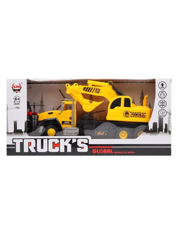 Машина р/у с ковшом, 4 канала, свет, эл.пит.AA*6шт.не вх.в комплект