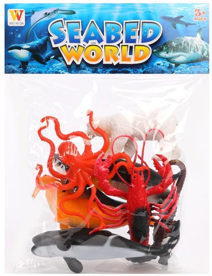 Набор Морские обитатели, 8 шт., в ассорт., пакет