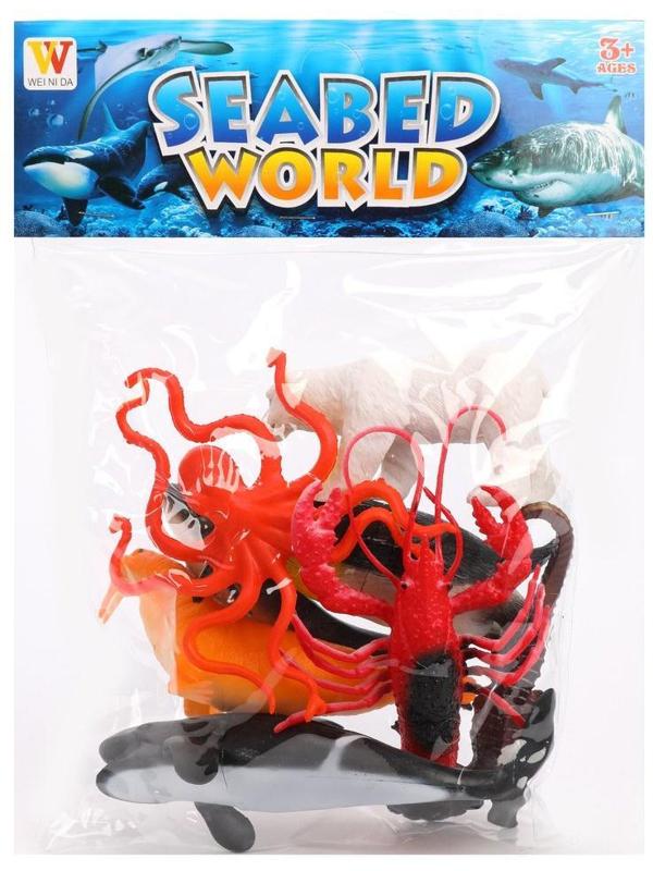 Набор Морские обитатели, 8 шт., в ассорт., пакет