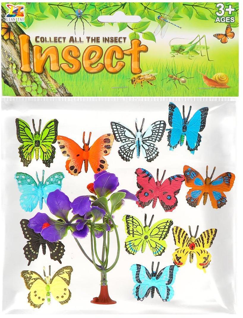 Набор фигурок Бабочки, 13 предм., аксессуары