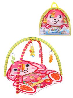Коврик игровой Зайка, 5 игрушек, пакет