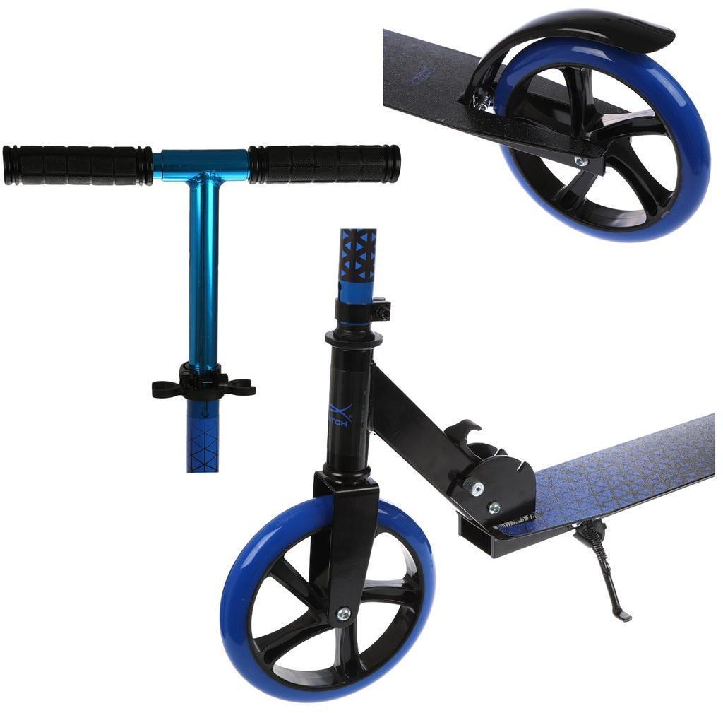 Самокат X-Match Delta, анодирован., 200 мм PU, синий