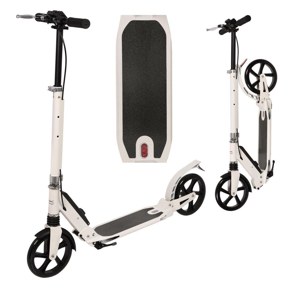 Самокат X-Match ProTec, 100 % алюм., 200 мм PU, 2 аморт., ручной тормоpз,
склад. кнопкой автомат