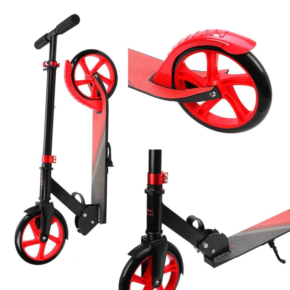 Самокат X-Match Liberty, 200 мм PU, красный