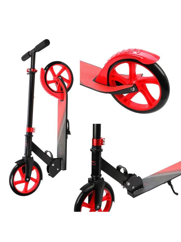 Самокат X-Match Liberty, 200 мм PU, красный