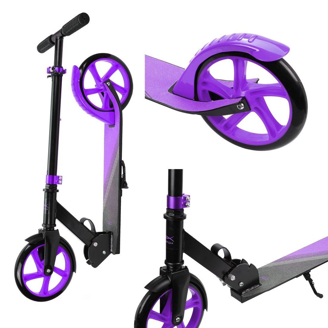Самокат X-Match Liberty, 200 мм PU, фиолетовый