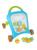 Каталка-ходунки Мои зверята, голубой, свет, звук, эл.пит. АА*2 шт не вх.в
комплект