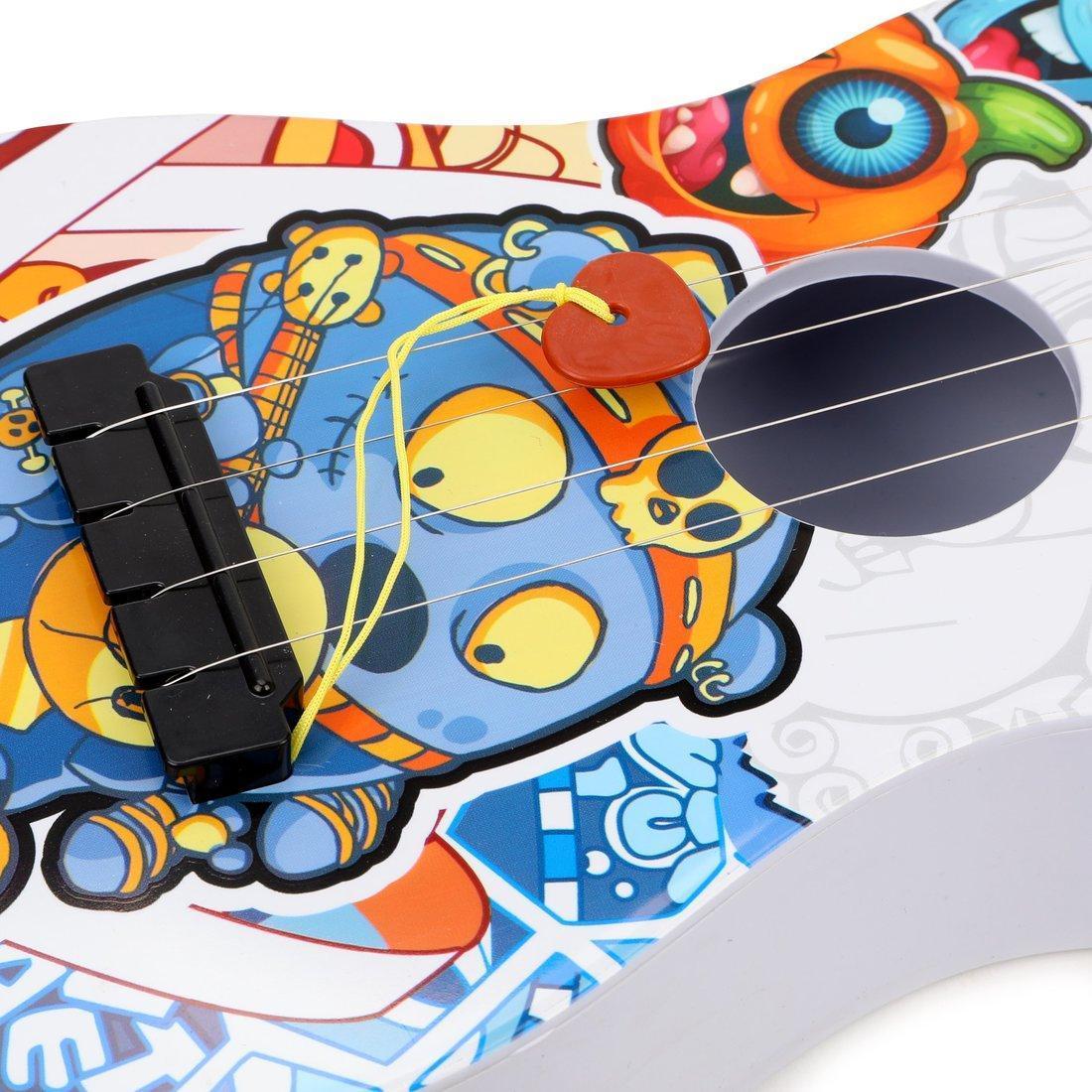 Гитара Монстрики 57 см, 4 стуны, в ассорт., коробка