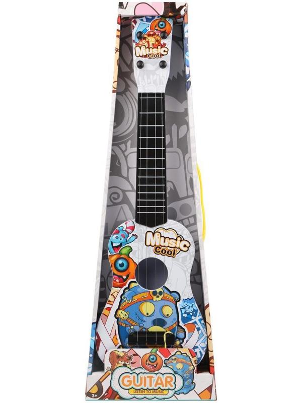 Гитара Монстрики 57 см, 4 стуны, в ассорт., коробка