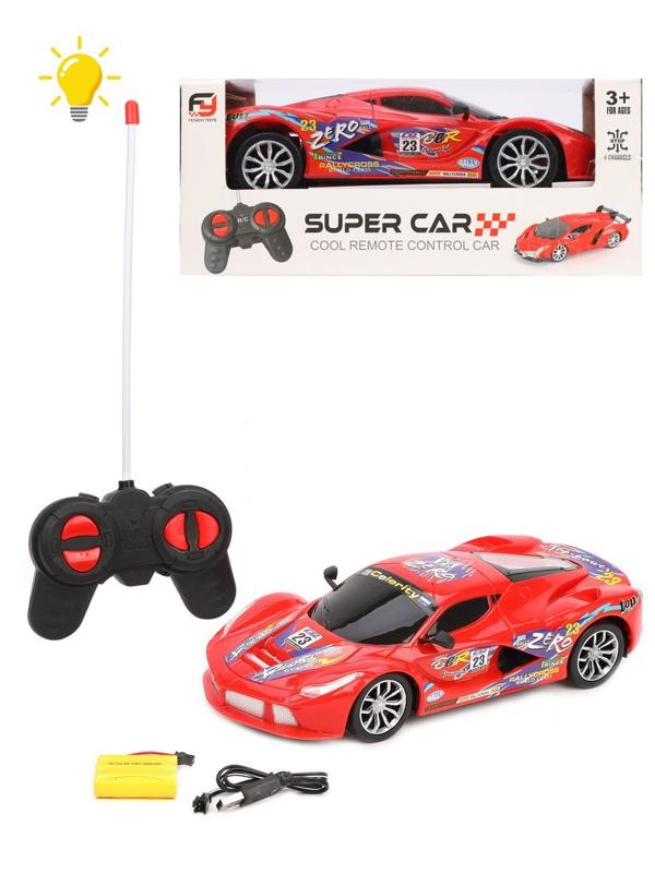 Машина р/у, 4 канала, свет, аккум., USB шнур, эл.пит.АА*2шт.не вх.в комплект,
коробка, в ассортименте