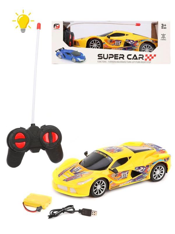 Машина р/у, 4 канала, свет, аккум., USB шнур, эл.пит.АА*2шт.не вх.в комплект,
коробка, в ассортименте