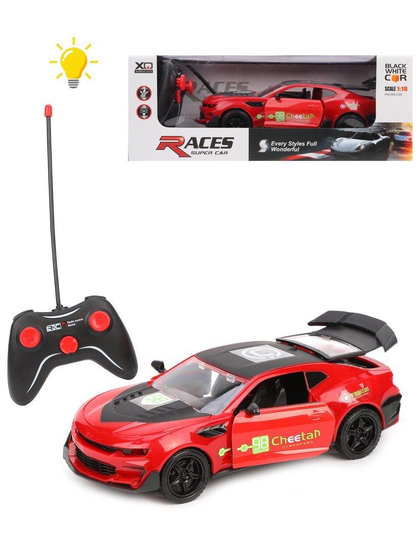 Машина р/у, 5 каналов, откр.двери, багажник, свет, эл.пит.АА*5шт.не вх.в
комплект, коробка, в ассортименте