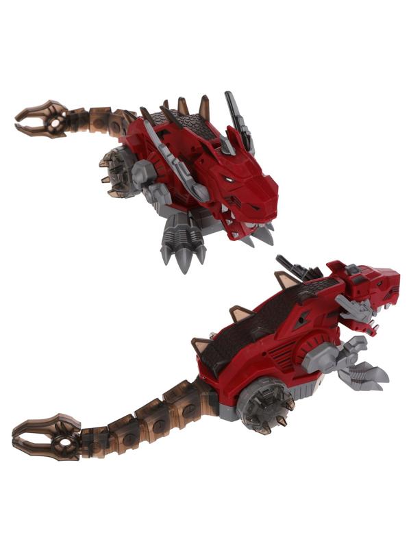 Динозавр эл., свет, звук, объезжает препятстия, машет хвостом, дышит паром,
эл.пит. АА*3 не вх.в комплект