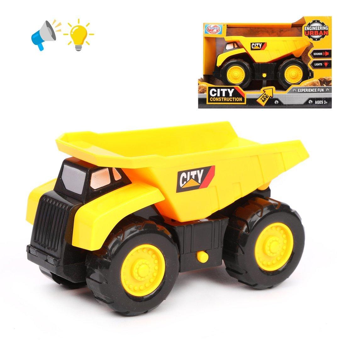 Карьерный самосвал инерц., свет, звук, эл.пит.AG13*3шт.не вх.в комплект,
коробка