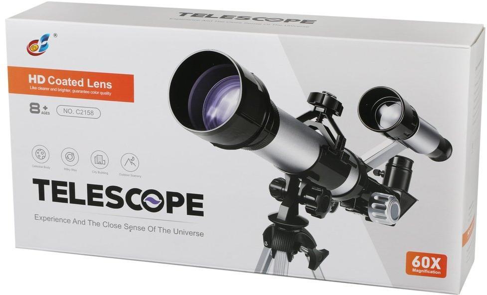 Телескоп на ножках, 60х увеличение, коробка