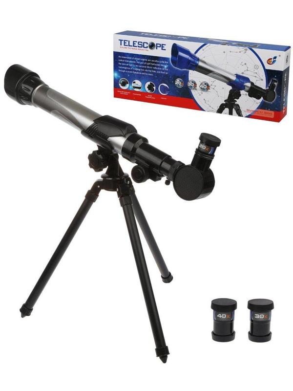 Телескоп детский на ножках, коробка