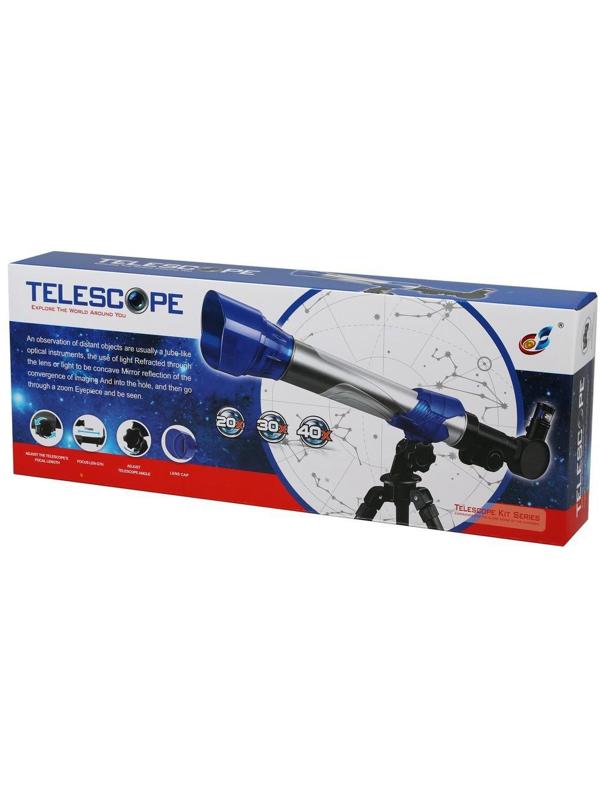 Телескоп детский на ножках, коробка