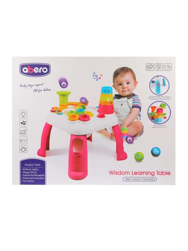 Развивающий столик-сортер Радуга, 13 предметов, свет, звук, эл.пит. ААА*2 не
вх.в комплект, в ассорт.