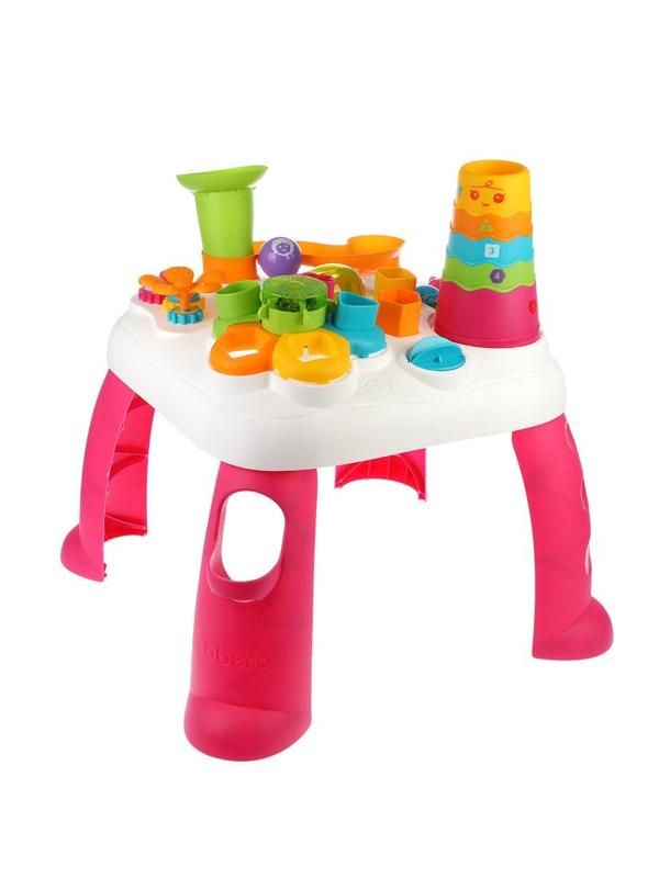 Развивающий столик-сортер Радуга, 13 предметов, свет, звук, эл.пит. ААА*2 не
вх.в комплект, в ассорт.