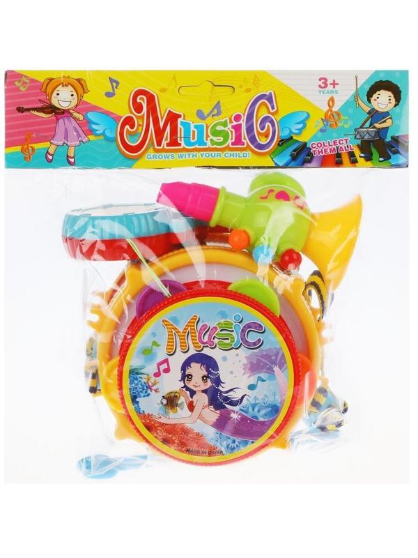 Набор музыкальных инструментов 6 предм., в ассорт., пакет