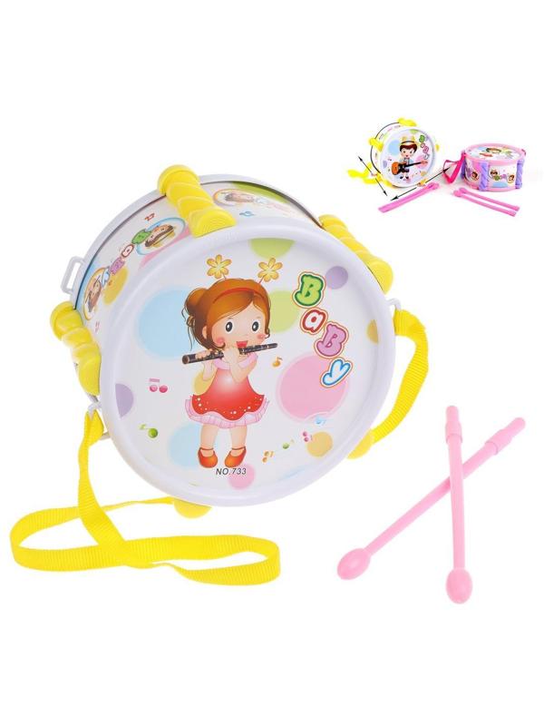 Барабан Малыш, 18 см, в ассорт., пакет