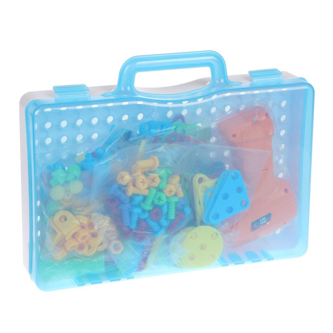 Конструктор-скрутка в чемоданчике, 193 дет., эл.пит.AA*2шт. не вх.в компл.