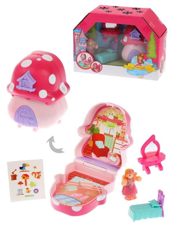 Игровой набор Кукольный домик, в в компл. 4 предм., кор.