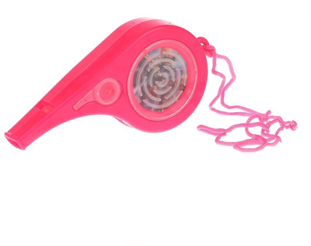 Свисток на веревочке, в ассорт., пакет