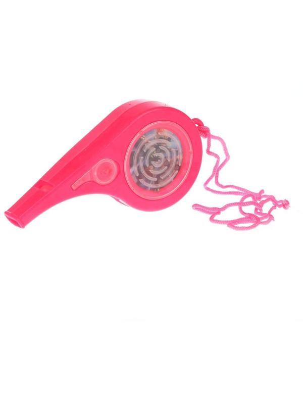 Свисток на веревочке, в ассорт., пакет