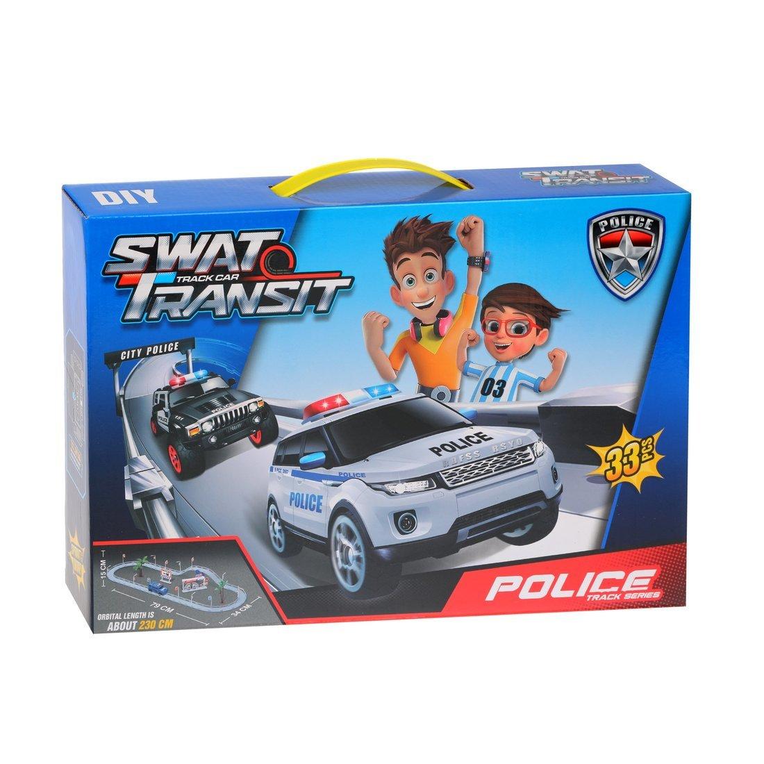 Игровой набор Автотрек, в комплекте предметов/деталей 33шт., батарейка АА*1шт.
не входит, коробка